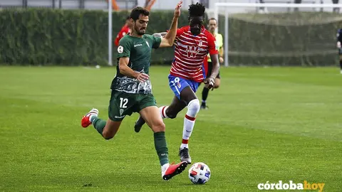 Un momento del partido entre el Granada Deportivo y el CCF. FOTO: TWITTER DEL GRANADA