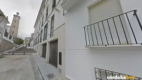 Entrada a la residencia de mayores 'Alcalde Antonio Pulido' de Almedinilla