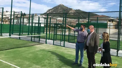 Antonio Ruiz en una de las instalaciones deportivas de Rute