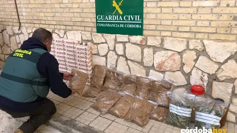Droga y tabaco requisado