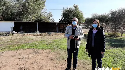 El director de Medina Azahara junto a la delegada de Cultura, Cristina Casanueva