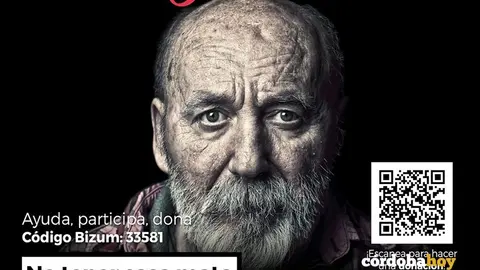 Cartel de la campa&ntilde;a de C&aacute;ritas 'Haz que les llegue la Navidad'