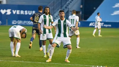 Willy celebra su gol ante el UCAM Murcia FOTO: C&Oacute;RDOBA CF