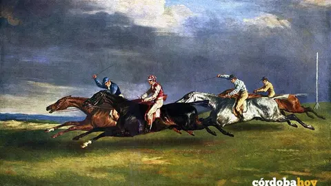 El c&eacute;lebre cuadro 'Carrera de caballos en Epsom