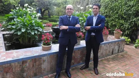Visita del consejero de Cajasur al Palacio de Viana