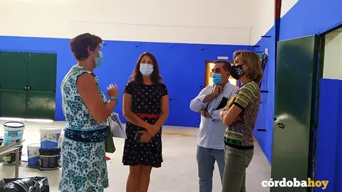 Obras de climatizaci&oacute;n en el IES Guadalquivir antes de iniciarse el curso
