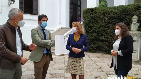 La delegada en el IES Maim&oacute;nides