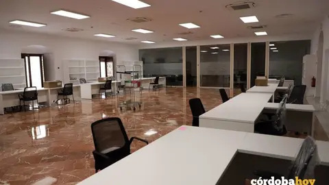 Imagen de una estancia reformada del Palacio de la Merced