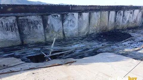 Efecto del fuego en el Centro de Exposiciones, Ferias y Convenciones de C&oacute;rdoba (CEFC)