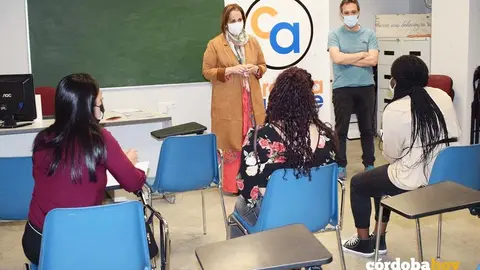 Blanca Torrent en el curso de 'Operaciones auxiliares de comercio'