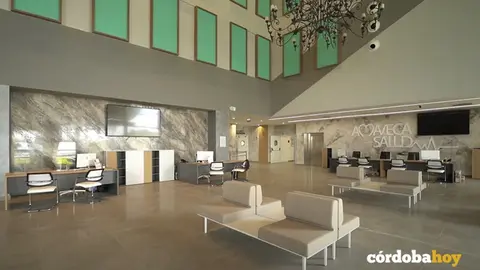 Interior del Hospital de Lucena ya terminado