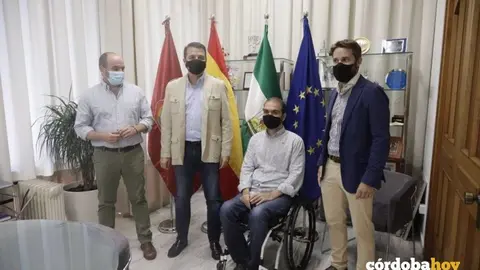 Jos&eacute; Mar&iacute;a Bellido, Bernardo Jordano, Francisco Zuasti y Daniel Mu&ntilde;oz