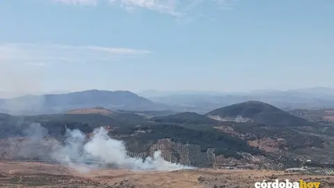 Incendio en el parage egabrense de Los Pelaos
