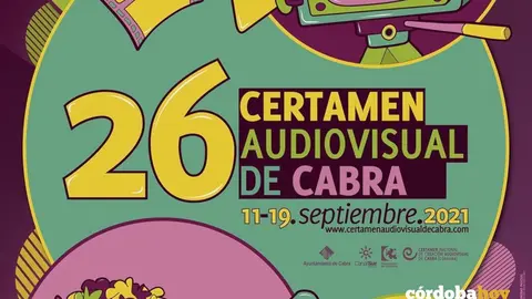 Fragmento del cartel del Certamen audiovisual de Cabra