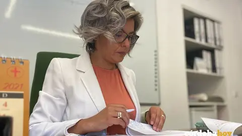 Erika Nevado, en el Grupo Provincial de Cs