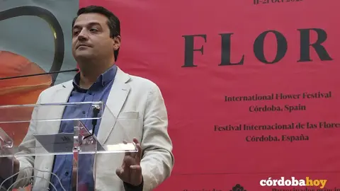 Jos&eacute; Mar&iacute;a Bellido en la presentaci&oacute;n de Flora 2021 FOTO RAFA MELLADO SENIOR