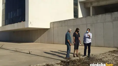 Martina Velarde en el Centro de Energ&iacute;as Renovables de Lucena