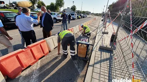 Obras en el Paseo de la Copla
