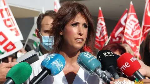La coordinadora de Podemos Andaluc&iacute;a, Martina Velarde