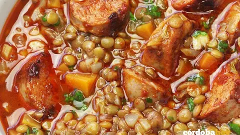 Guiso de lentejas