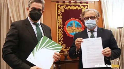 Acuerdo suscrito entre Unicaja y el Ayuntamiento para financiar con 20 millones la Base Log&iacute;stica