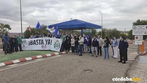 Concetraci&oacute;n sindical a las puertas de la Prisi&oacute;n de Alcoea