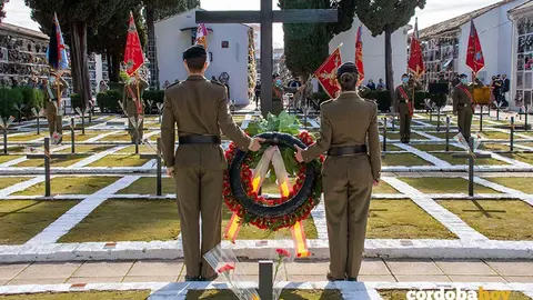 La Brigada 'Guzm&aacute;n el Bueno' X celebra en el cementerio de San Rafael el D&iacute;a de los Ca&iacute;dos por la Patria
