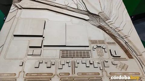 Maqueta de la futura Base Log&iacute;stica del Ej&eacute;rcito de Tierra