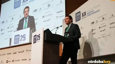 Jos&eacute; Mar&iacute;a Bellido en la apertura del XX Congreso de Directivos CEDE