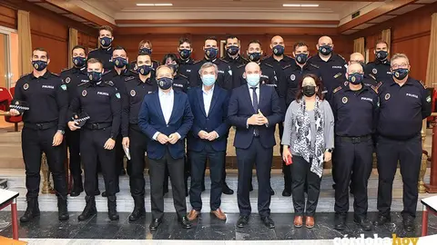 Toma de posesion de los nuevos agentes Polic&iacute;a Local