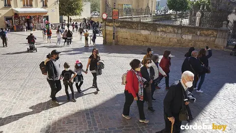 Turistas en la zona patrimonial