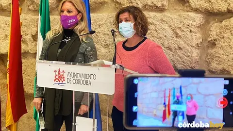 Cristina Pedrajas y Alba Doblas