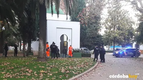 Polic&iacute;a desplazada el pasado viernes hasta la mezquita del Parque de Col&oacute;n
