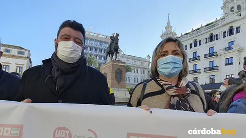 Francisco Palomares y Marina Borrego