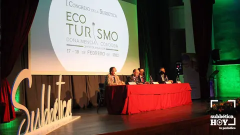 Acto de inauguraci&oacute;n institucional del I Congreso de Ecoturismo de la Subb&eacute;tica