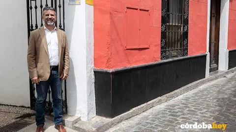 Francisco &Aacute;ngel S&aacute;nchez, en la puerta del IPBS