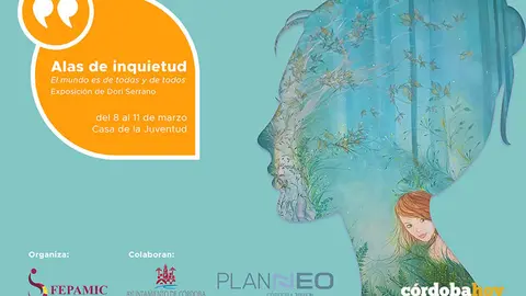 Cartel de la exposici&oacute;n de dibujos de Dori Serrano