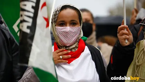 Concentraci&oacute;n de apoyo al pueblo saharaui