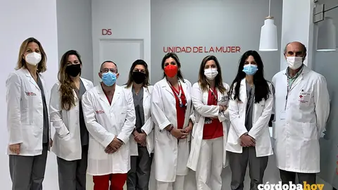 Miembros de la Unidad de la Mujer del Hospital Cruz Roja de C&oacute;rdoba