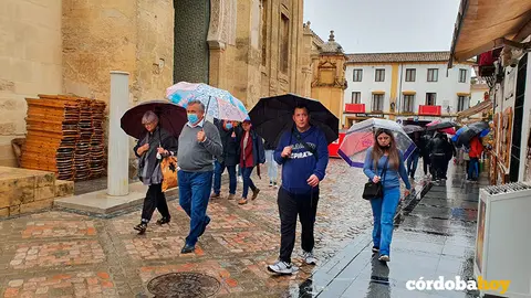 Lluvia en C&oacute;rdoba, en una imagen de archivo