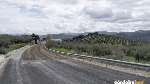 Obras de la Diputaci&oacute;n en la CO-8208