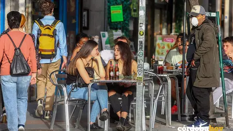 Veladores en la capital cordobesa, en una imagen de archivo
