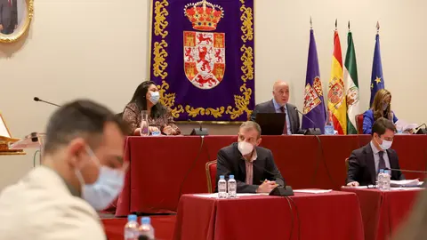 Un momento del Pleno provincial de esta ma&ntilde;ana