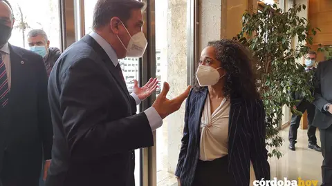 El ministro Luis Planas y la embajadora de EEUU en Espa&ntilde;a y Andorra, Julissa Reynoso
