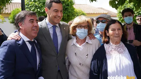 Juan Manuel Moreno en Encinarejo de C&oacute;rdoba