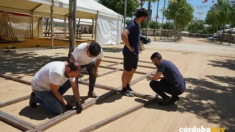  Montaje de la Feria de C&oacute;rdoba 2022