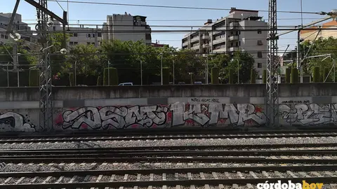 V&iacute;as del ferrocarril a su paso por C&oacute;rdoba