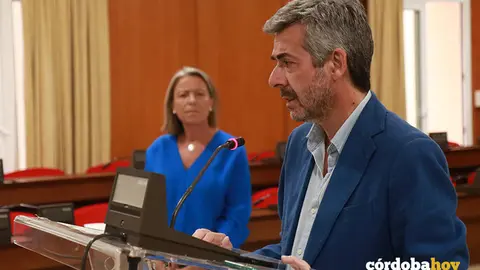 Miguel &Aacute;ngel Torrico, esta ma&ntilde;ana en el Ayuntamiento FOTO RAFA MELLADO SENIOR