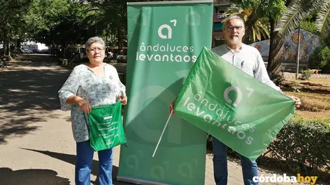 Ana S&aacute;nchez y Manuel Ortega, de Andaluces Levantaos