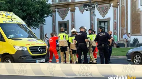 Atropello de ina mujer en Col&oacute;n